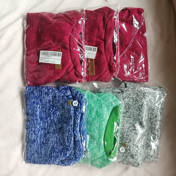 $20 for 4 New Dog clothes Sweater warm Dog Pajamas various colors and sizes - Picture 9 of 11